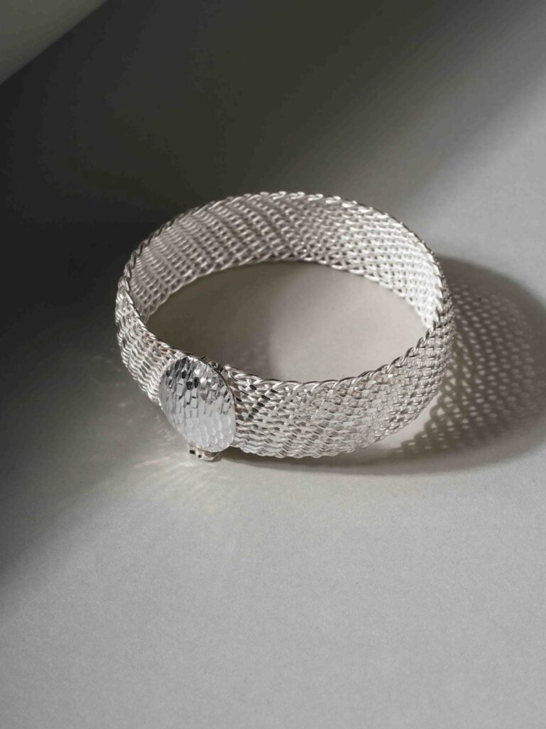 Gilded Mesh Elegance silver